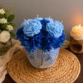 Blue Serenity Candle Bouquet