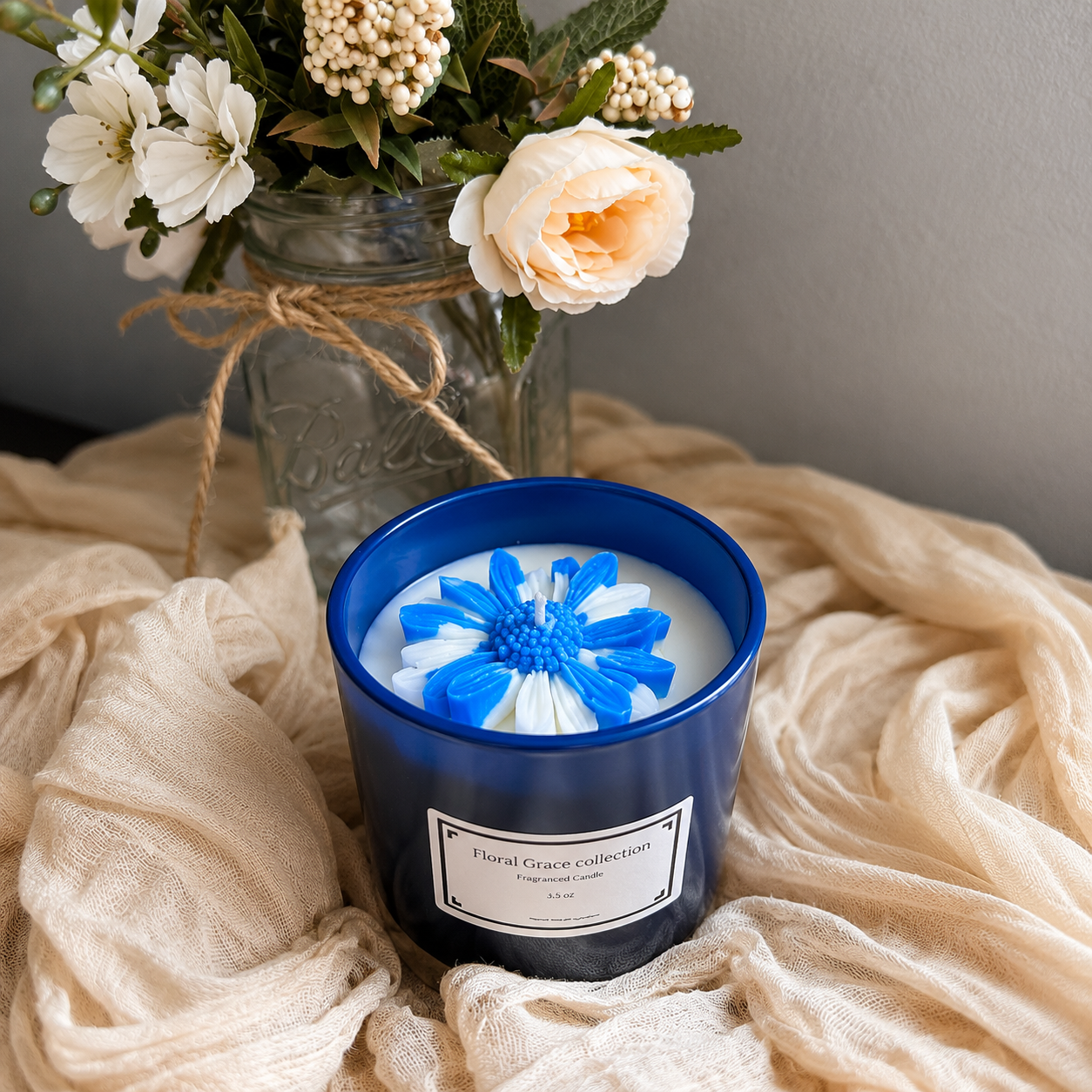 Dark Blue Flora Grace- Menta Dulce