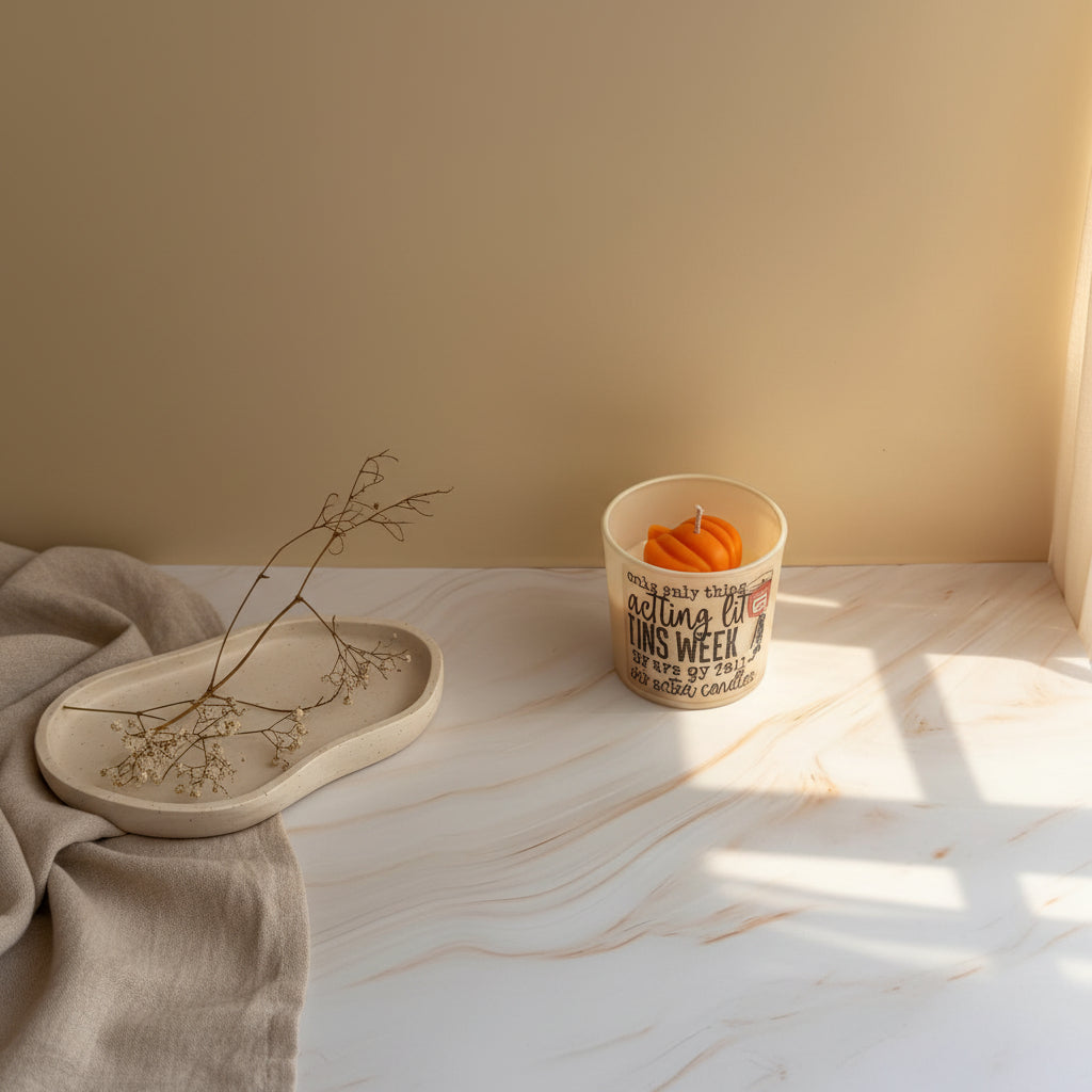 The Only Thing Getting Lit This Week – Funny Fall Pumpkin Soy Candle | Handmade Autumn Gift for Her