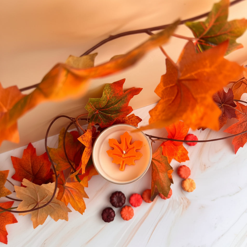 With God All Things Are Possible – Faith-Inspired Fall Pumpkin Soy Candle | Handmade Autumn Gift for Her